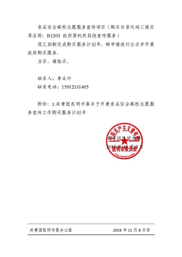 共青团昆明市委关于开展食品安全高校志愿服务宣传工作购买服务的请示（以此件为准）_页面_2